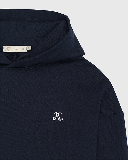 Худи Unisex из 100% хлопка, синий