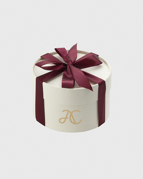 Набор свечей в виде елочных игрушек, бордовый винный