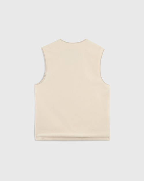 Жилет из шерпы, молочный