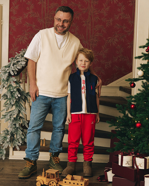 Жилет из шерпы, молочный