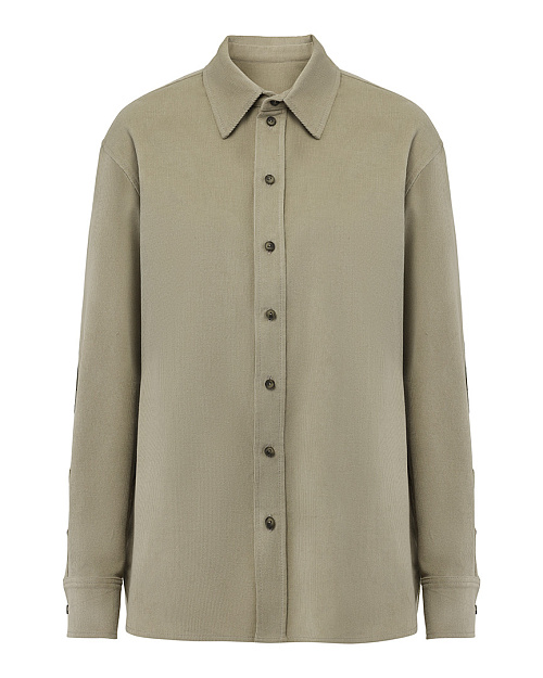Хлопковая рубашка из вельвета Unisex, зеленый