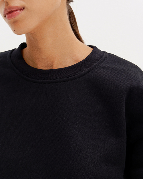 Свитшот oversize, черный