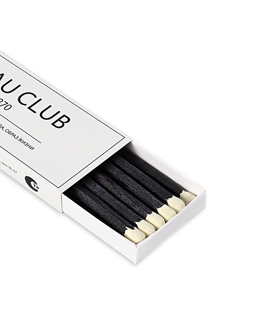 Спички, черный