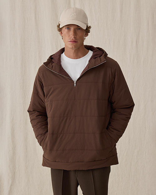 Кепка из 100% хлопка с вышивкой, бежевый