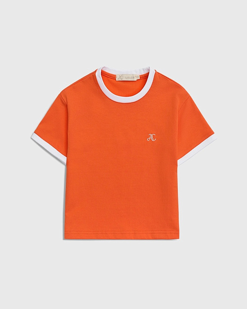 Детская футболка Unisex с принтом, оранжевый